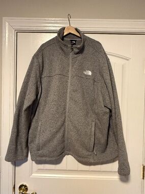 The North Face Gray Full Zip Fleece Jacket XXXL Men’s